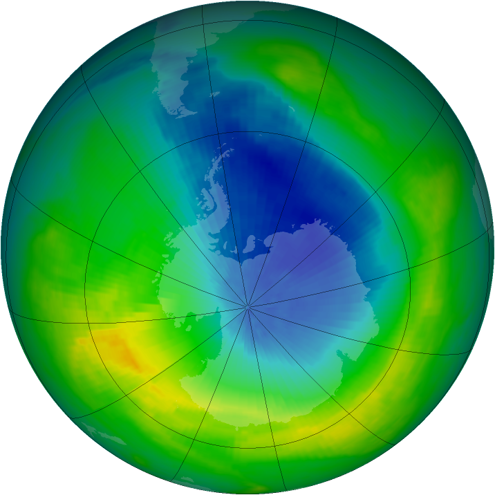 Ozone Map 1984-10-31